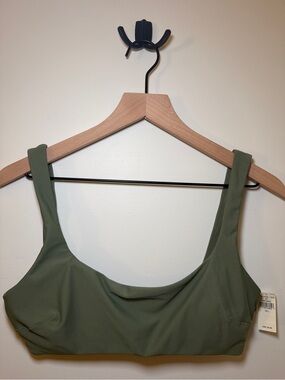 Aerie Wide Strap Scoop Bikini Top
